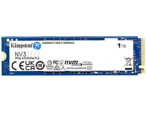 SSD NVMe, 1TB, M.2, 4000 MB/s Escritura, 6000 MB/s Lectura, PCI Express